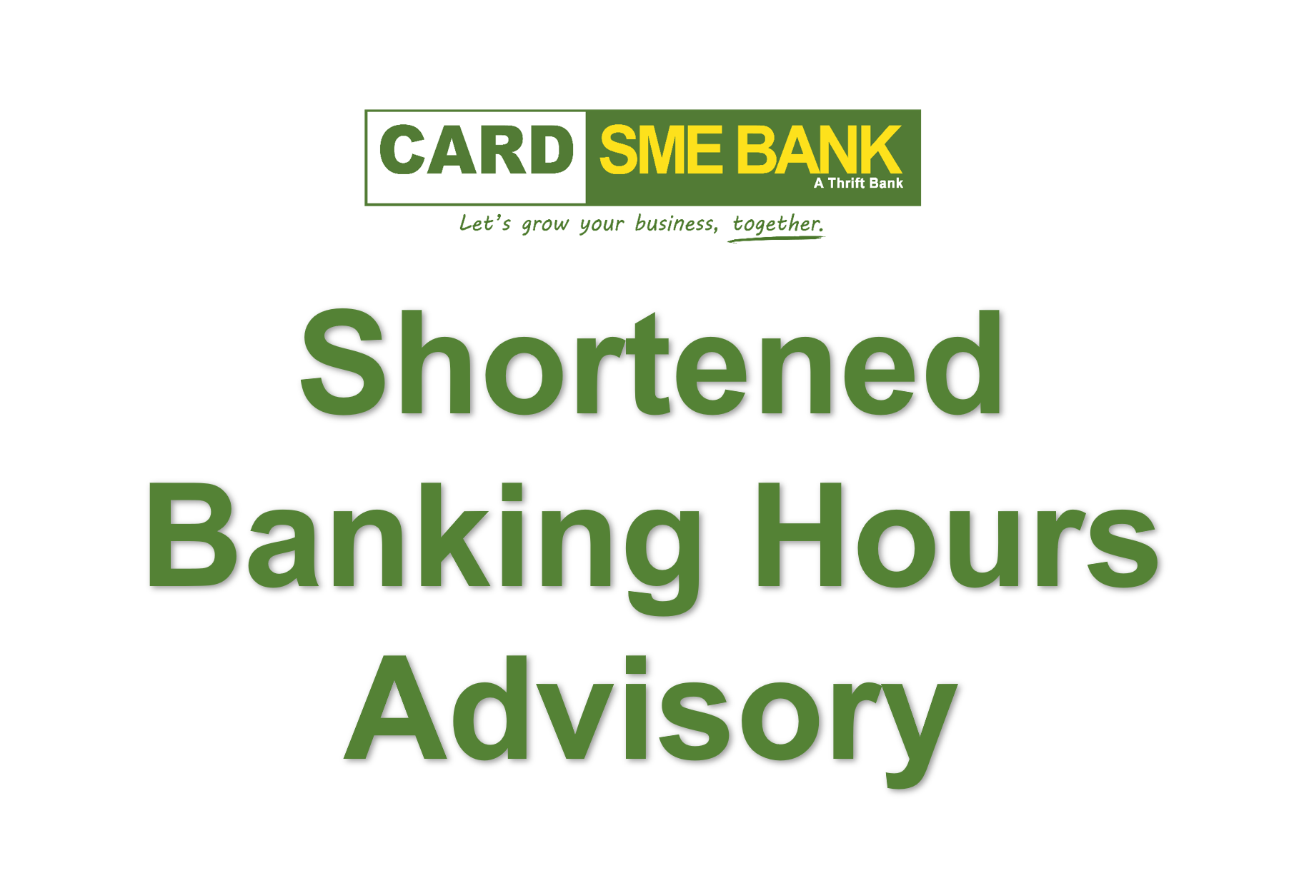 ADVISORY